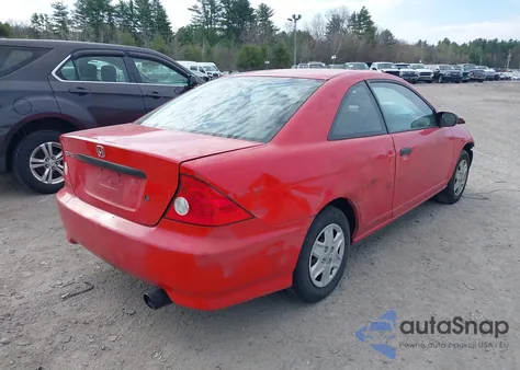 2004 Honda Civic Vp from USA, damaged, VIN 1HGEM221X4L076732